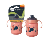 Cana Tommee Tippee Sippee cu protectie BACSHIELD ™ si capac, 300 ml, 6 luni +, Roz, 1 buc